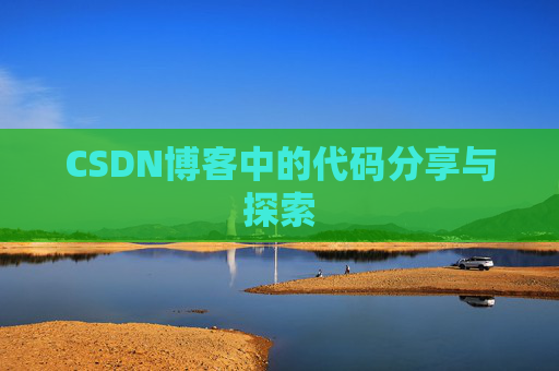 CSDN博客中的代码分享与探索